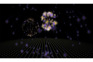 Canvas绘制3D烟花动画特效