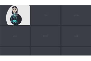 SVG图片剪辑路径鼠标悬停效果