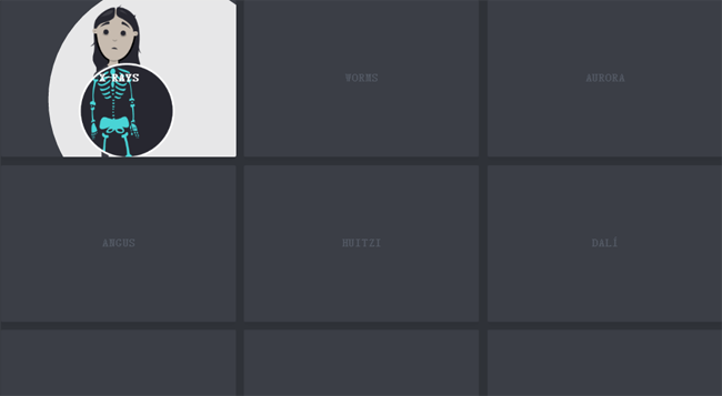 SVG图片剪辑路径鼠标悬停效果