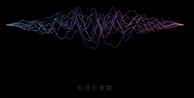 HTML5 canvas高通量线条动画