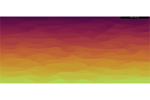 HTML5 canvas岩浆熔岩动态背景