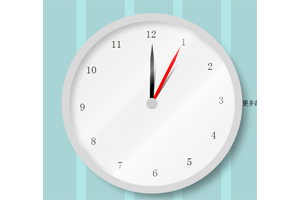 CSS3圆形时钟代码