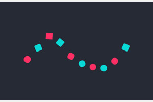创意方块跳动CSS3加载动画