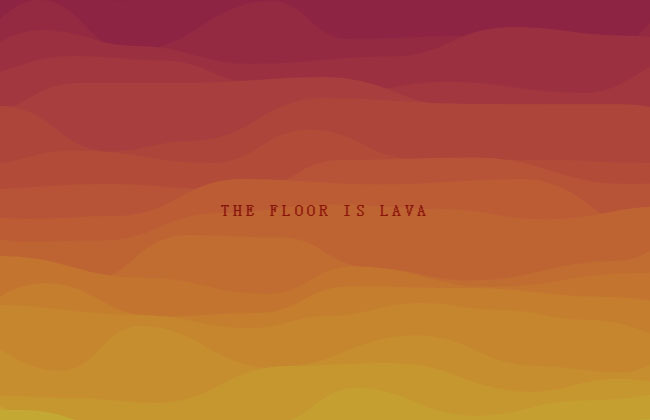 HTML5 Canvas岩浆动画背景特效