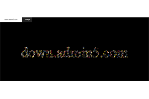 HTML5 Canvas粒子文字特效
