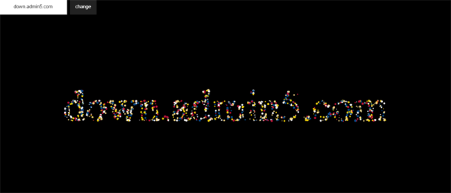 HTML5 Canvas粒子文字特效