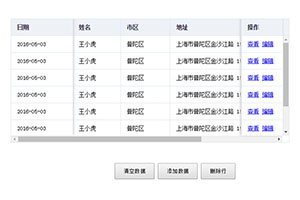 jQuery表格顶部右侧固定滚动代码