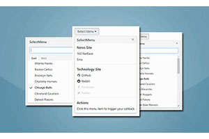 jQuery搜索下拉框选择菜单插件