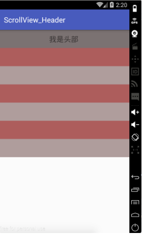 Android 弹性ScrollView和悬浮头