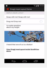 Android 可以拖拽排序的LinearLayout