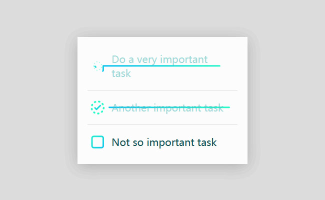 CSS3基于SVG复选框选中动画特效