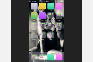 纯CSS3仿iPhone文件夹特效