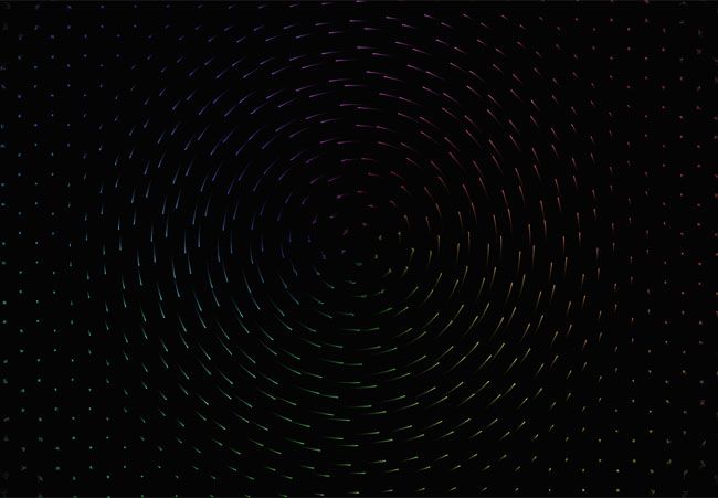 HTML5 Canvas黑洞动画特效