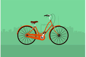 HTML5 SVG自行车行驶动画特效