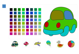 H5 Canvas益智类填色画游戏