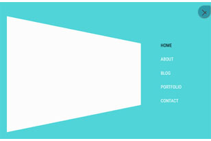 CSS3打开菜单3D倾斜特效