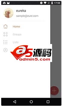 Android citrus SlidMenu配合ViewPager实现常用框架