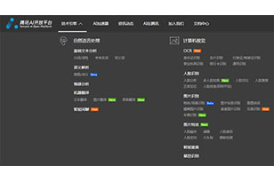 jQuery仿腾讯AI开发平台导航代码