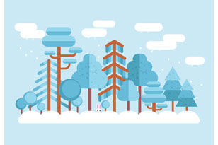 CSS3卡通四季变化动画特效