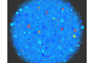 Canvas碎纸屑闪烁动画特效