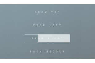 纯CSS3悬停文字边框动画特效