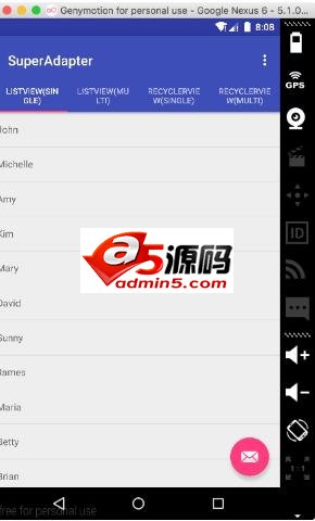 Android 超级简单的Adapter