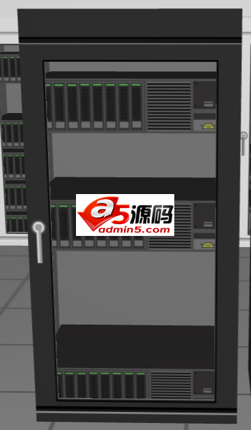 基于HTML5 WebGL的3D机房的示例