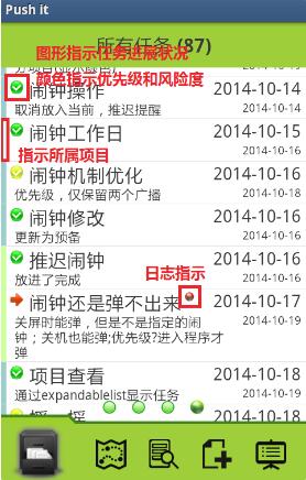 Android Push it单机版事件管理APP