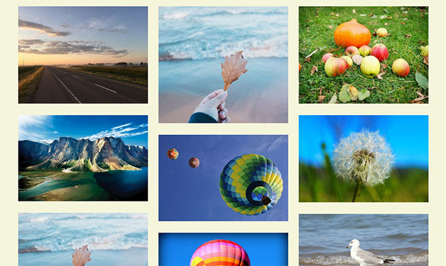 CSS3网页滚动图片元素动画特效