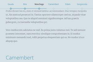 jQuery小说阅读导航进度条特效