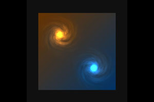 HTML5 Canvas虫洞旋涡动画特效