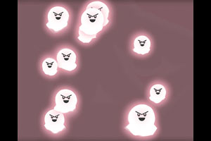 HTML5 Canvas幽灵鬼魂动画特效