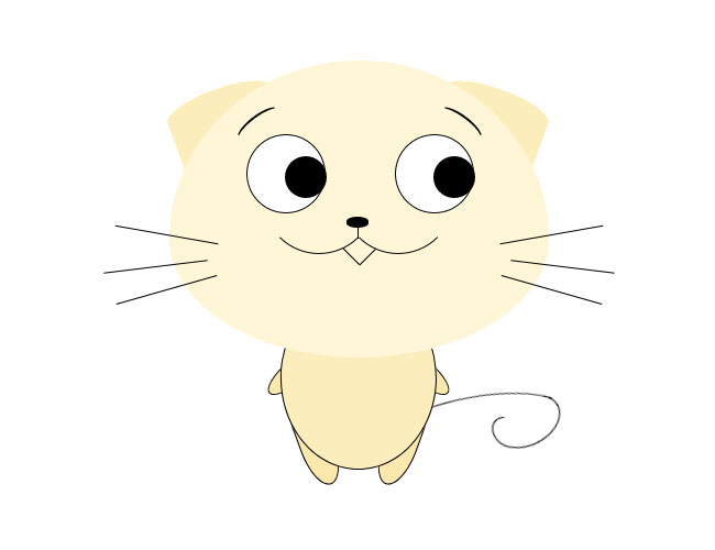  纯CSS3眼睛随鼠标移动小猫特效