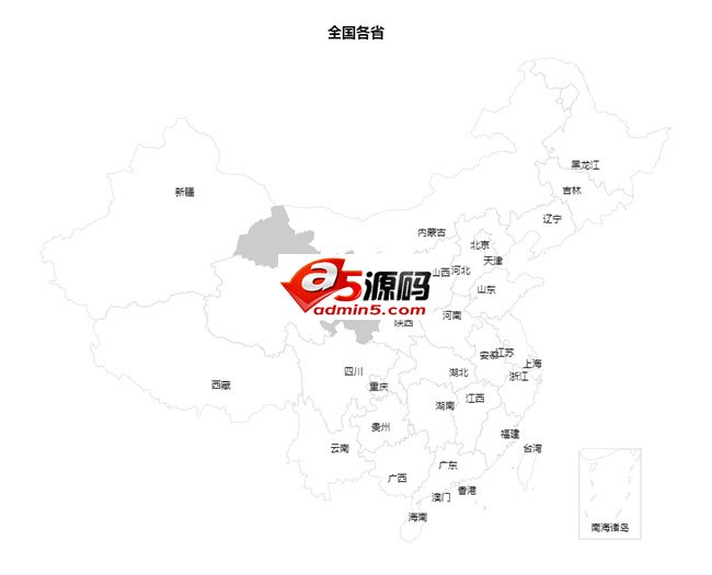  echarts基于canvas全国地图代码