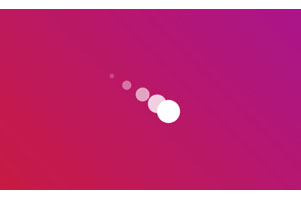 纯CSS3气泡加载图标动画特效