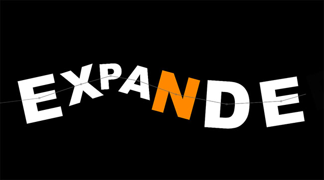  HTML5 Canvas悬挂弹性文字特效