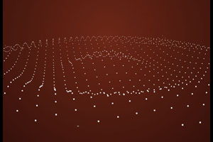 Canvas绘制3D波浪粒子动画特效