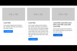 bootstrap卡片图文列表布局代码