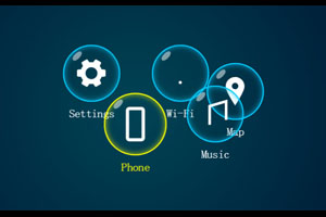 HTML5+CSS3气泡式图标菜单特效