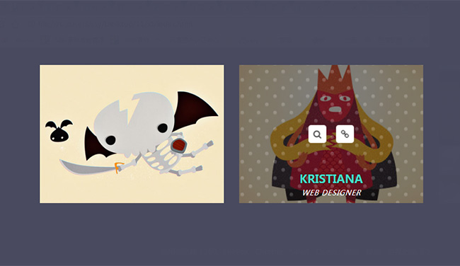  CSS3鼠标悬停图片遮罩特效