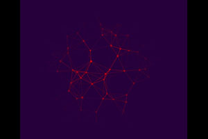 HTML5网状结构节点动画特效