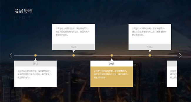  jQuery按钮控制时间轴滚动代码