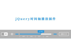 jQuery日期时间轴自动播放代码