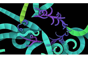 HTML5 Canvas花卉生长动画特效