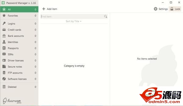 Icecream Password Manager