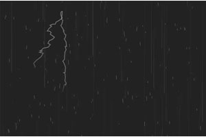 HTML5下雨加闪电动画场景特效