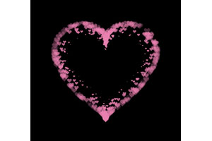 HTML5 Canvas表白爱心动画特效