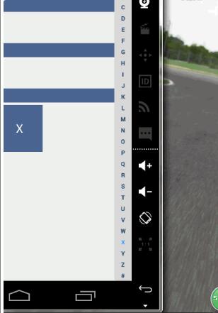  Android 通讯录字母导航