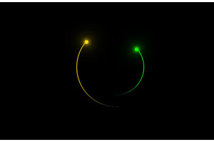 CSS3发光线条旋转加载动画特效