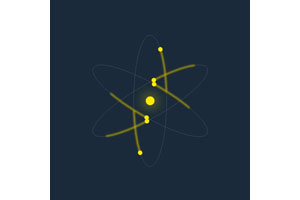 CSS3 SVG动态原子图动画特效